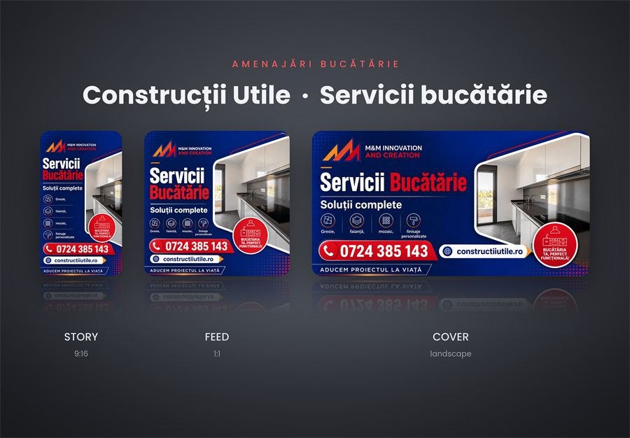 Design and branding for Construcții Utile