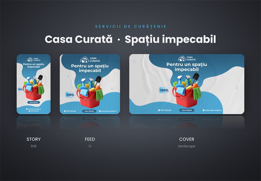 Design and branding for Casa Curată
