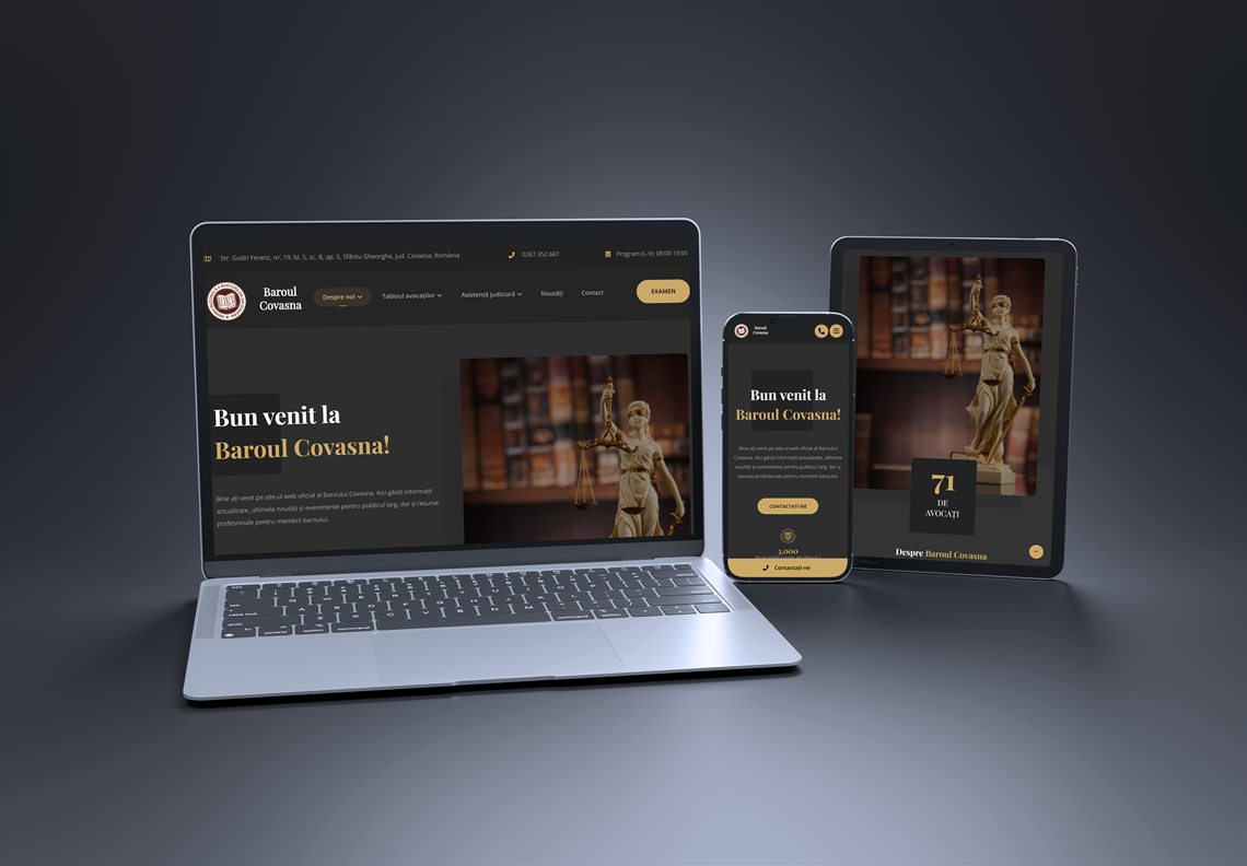 VMWeb project: Baroul Covasna
