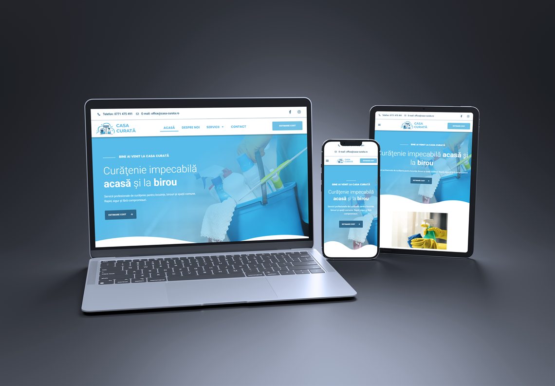 VMWeb project: Casa Curată