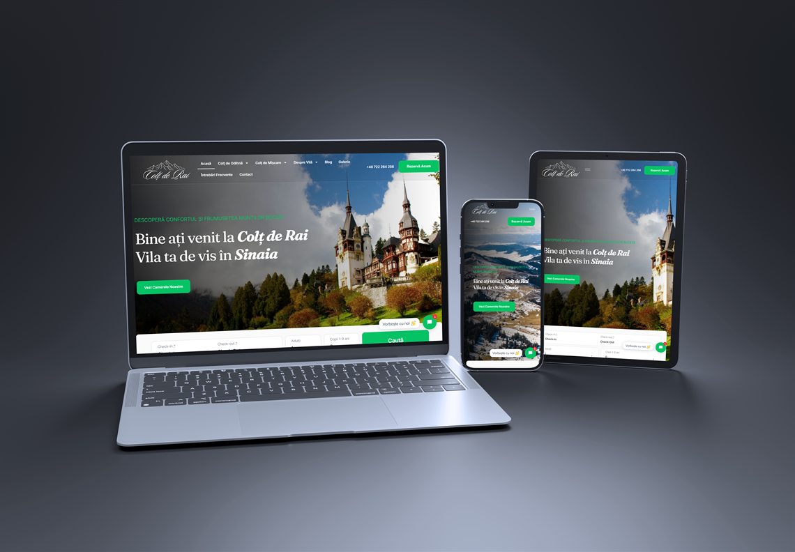 VMWeb project: Colț de Rai Sinaia