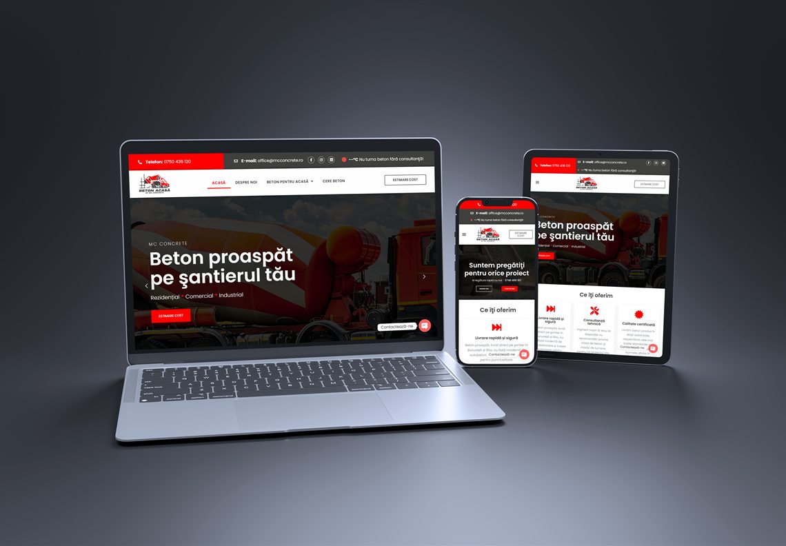 VMWeb project: MCConcrete