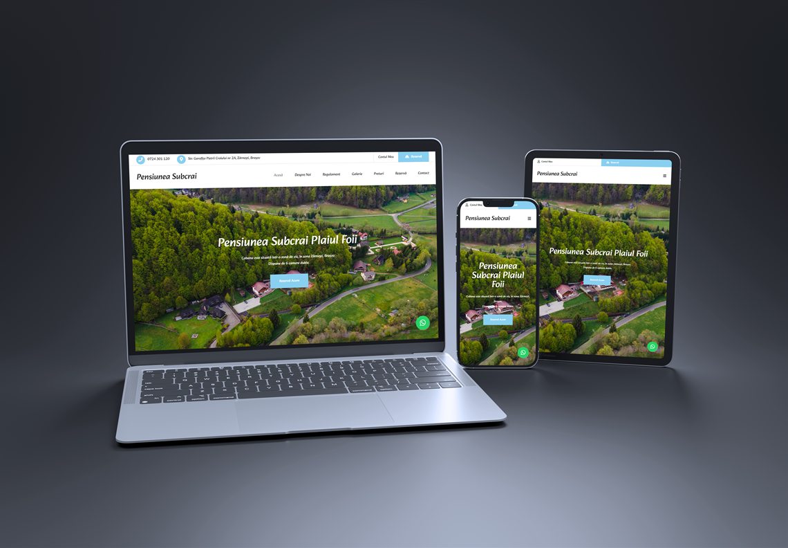 VMWeb project: Pensiunea Subcrai